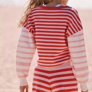 NWT Daily Practice by Anthropologie Long-Sleeve Striped Sweater size M